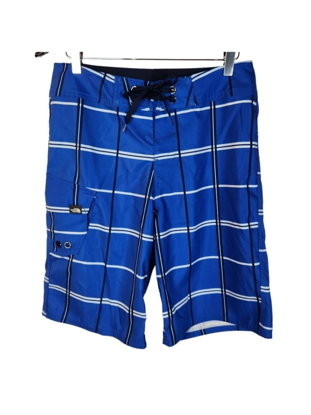 The North Face Men’s Board Shorts – Blue & White – Size 30